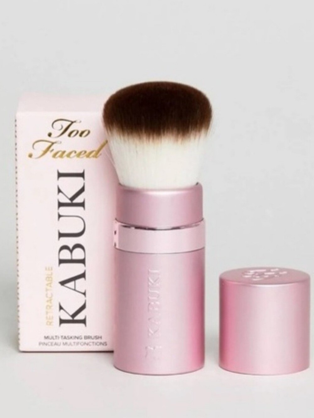 Too Faced Metallic Retractable Kabuki Brush NWOB